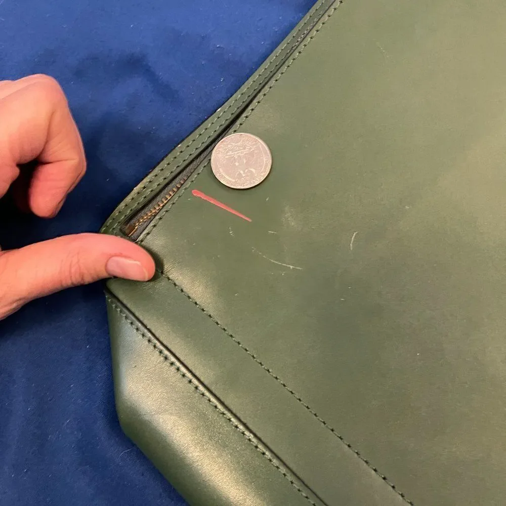 Kate Spade Saturday- Green Leather - Tote Shoulder & Handbag